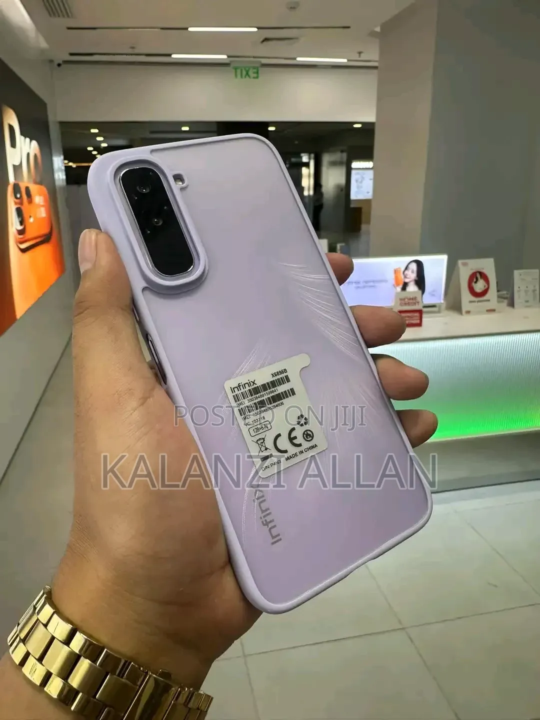 New Infinix Hot 70 256 GB Pink