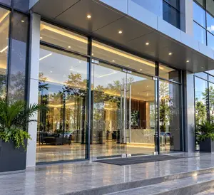 Premium Commercial Entrance Glazing – Supply & Installation