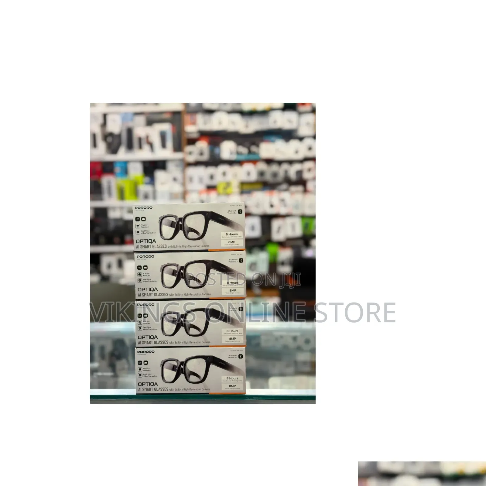 Porodo OptiQ AI Smart Glasses With a Built-in High-Resolution Camera