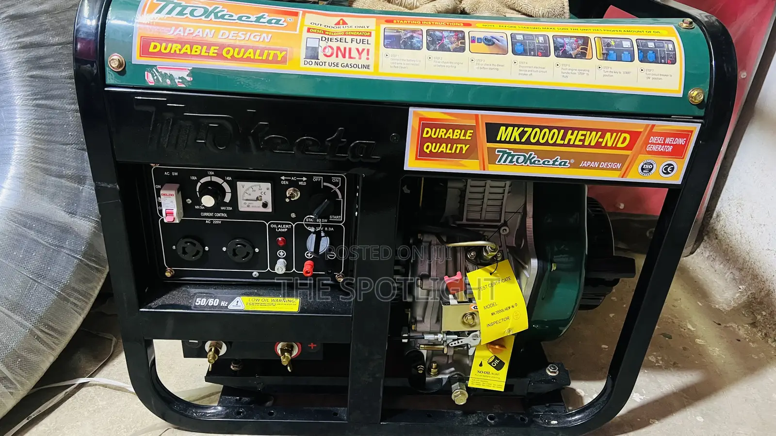 Mokeeta Diesel Welding Generator