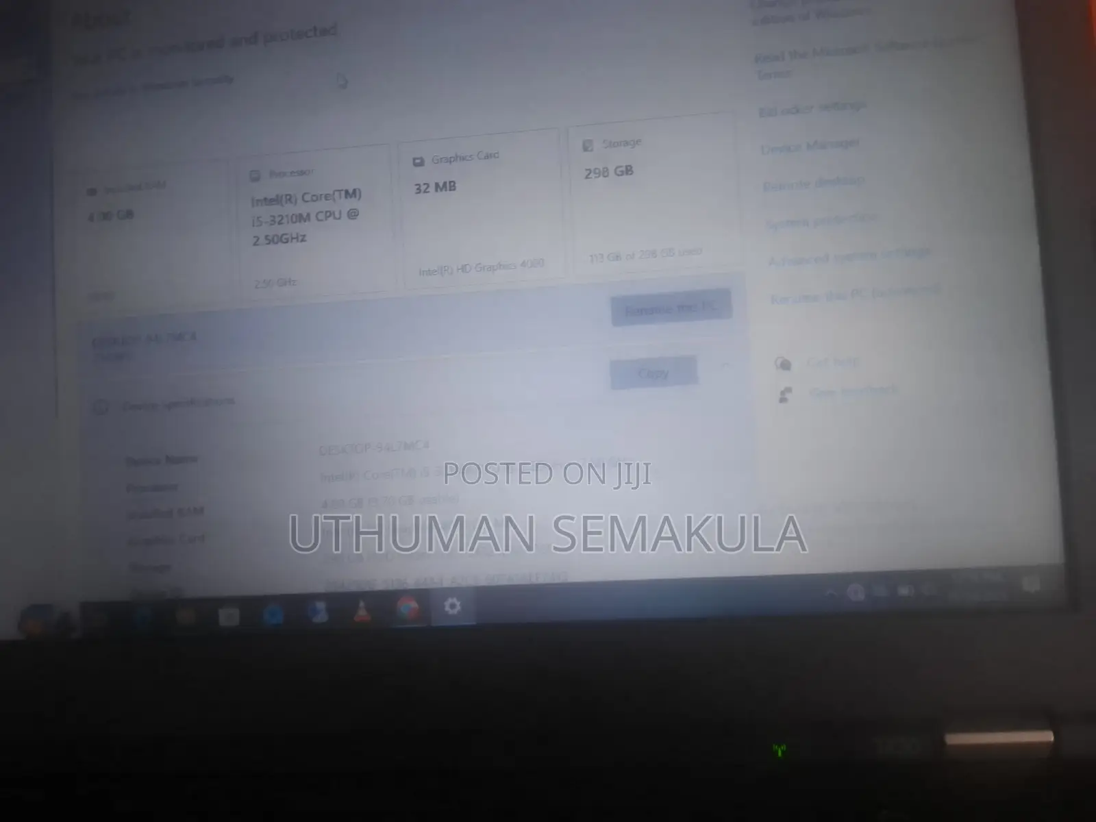 Laptop Lenovo ThinkPad T470s 4GB Intel Core i5 HDD 256GB