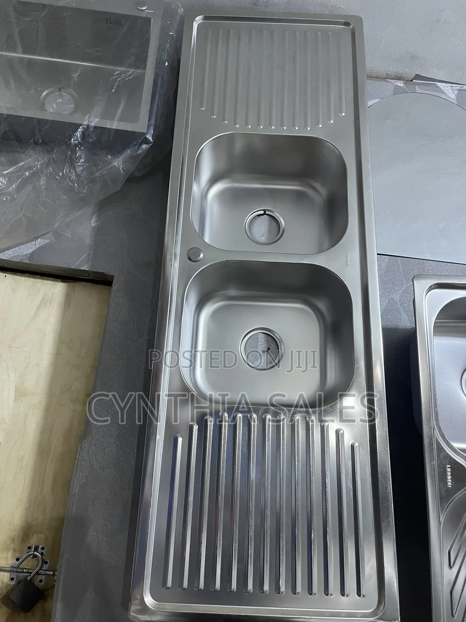 Kitchen Sink Double Bolw Liangou Double Tray With Good Quality