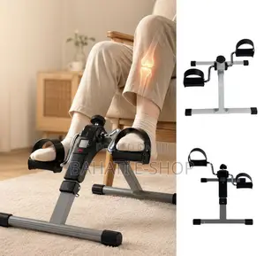 Portable Arm and Leg Pedal Exerciser With Digital Display