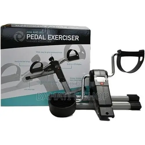 Portable Arm and Leg Pedal Exerciser With Digital Display