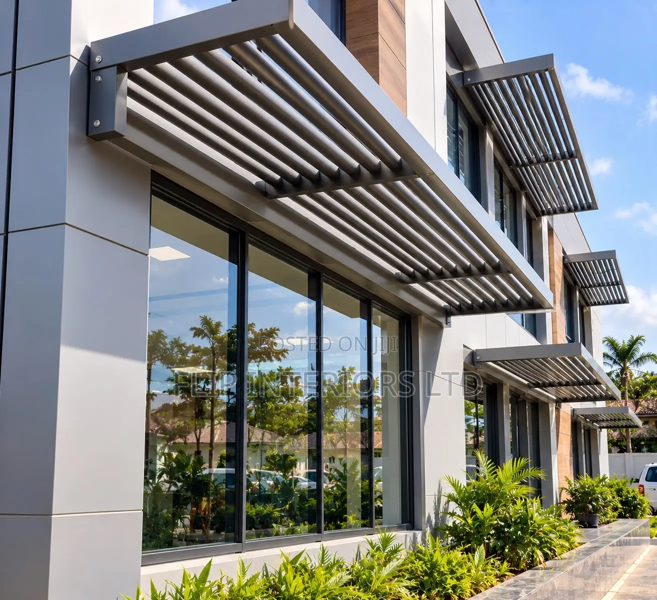 Modern Aluminium Sunshades – Supply & Installation
