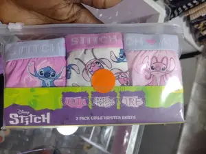 Disney Stitch 3-Pack Girls' Hipster Briefs Set
