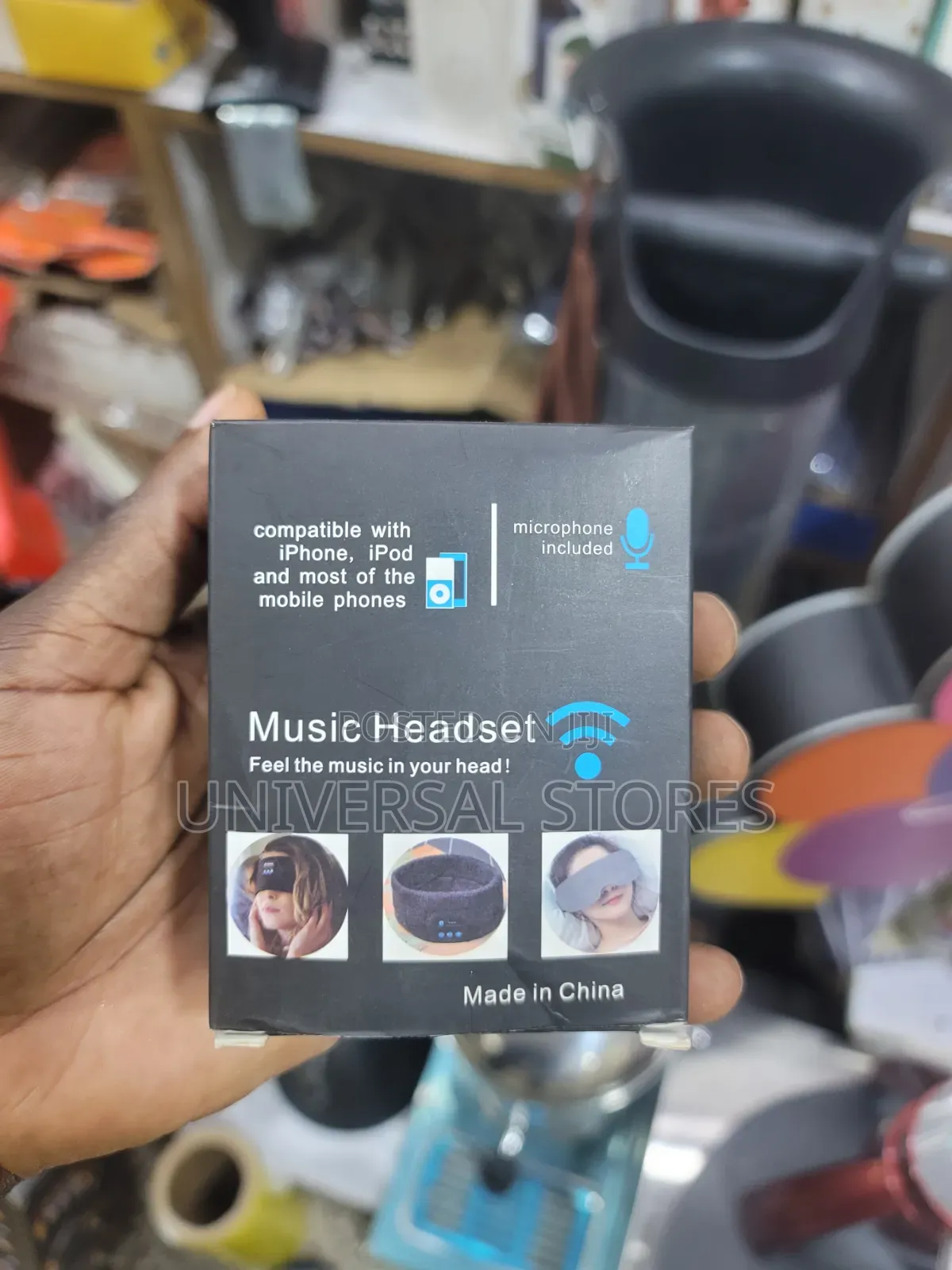Bluetooth Sleep Eye Mask Music Headset.