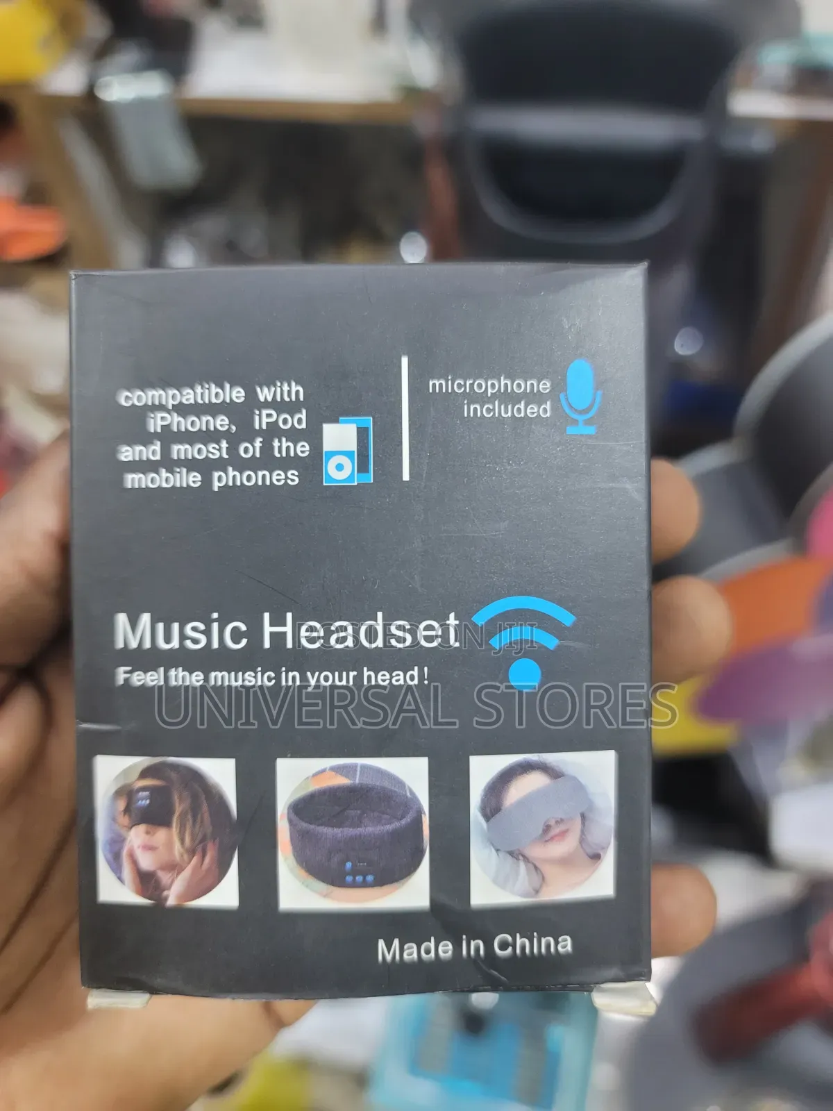 Bluetooth Sleep Eye Mask Music Headset.
