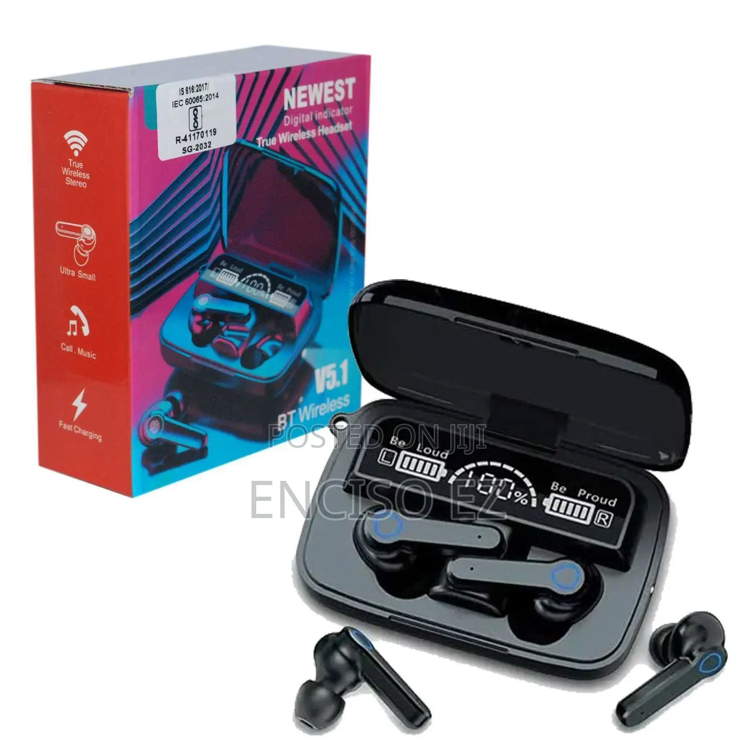 Brand New Wireless Bluetooth Earbuds - High Bass