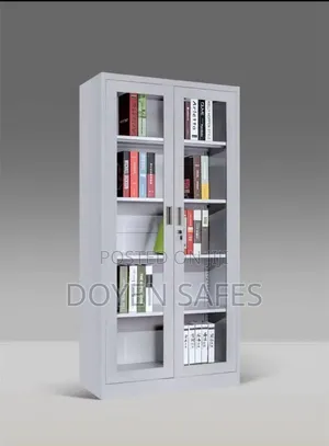 Full Glass Office Files Cabinet