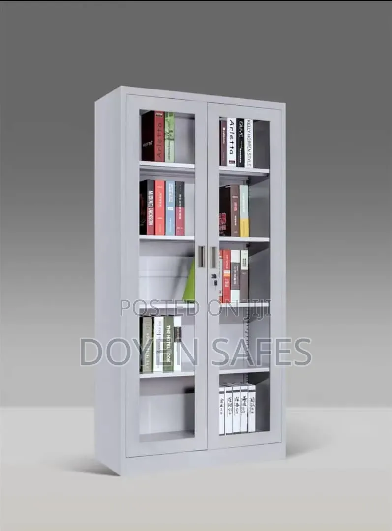 Full Glass Office Files Cabinet