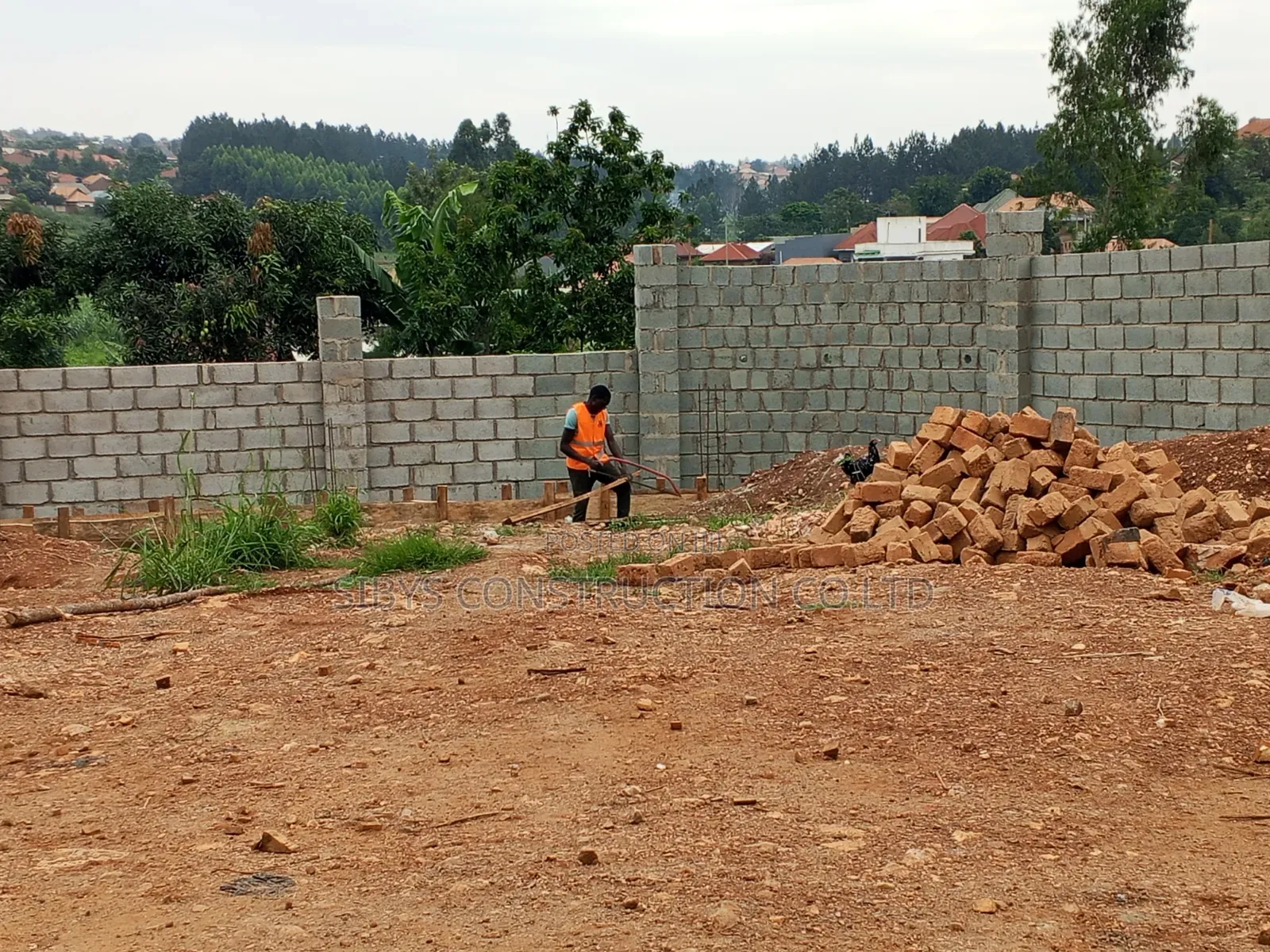 100x100fts Wall Fence Construction Labour 8 Million