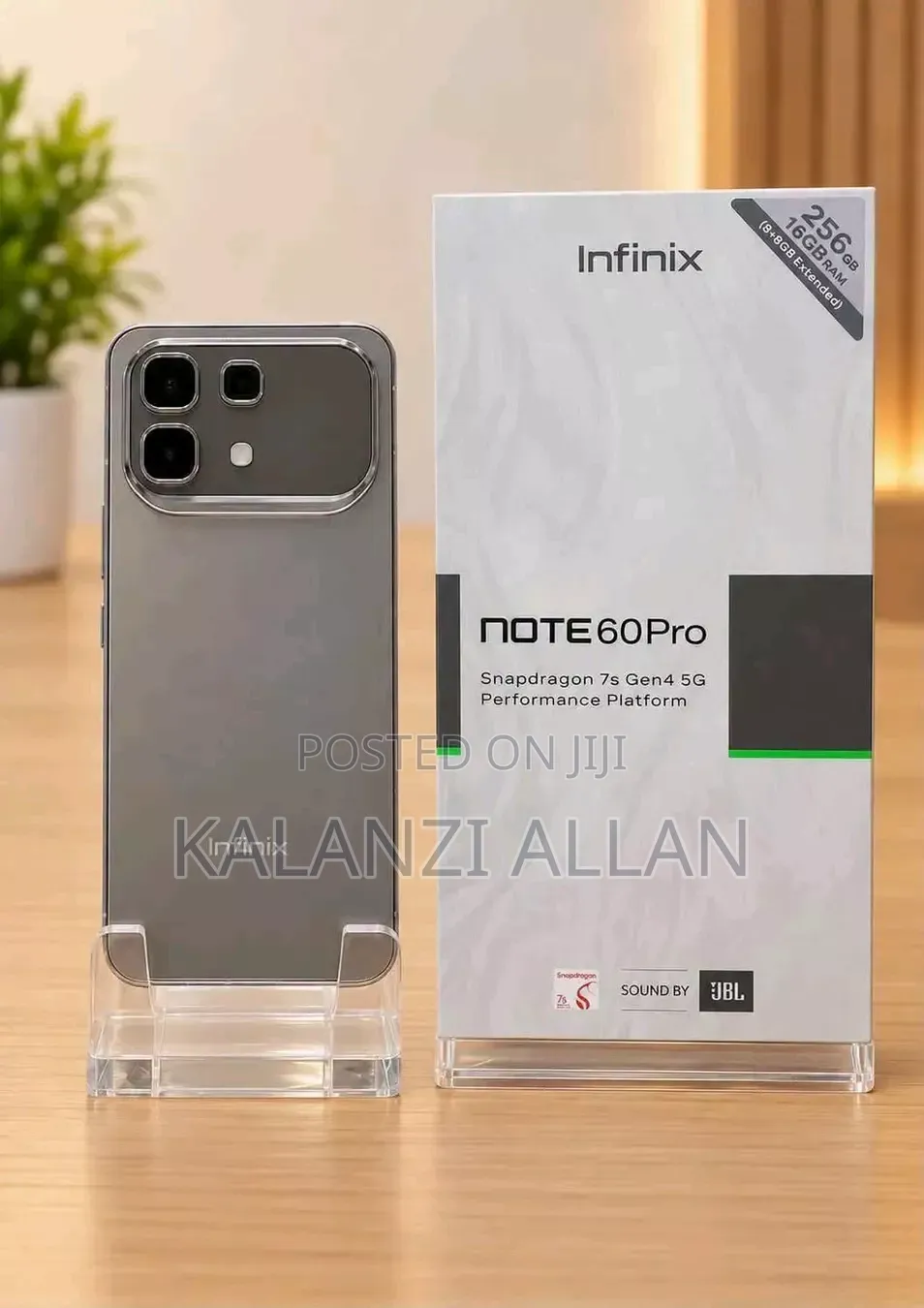 New Infinix Note 60 Pro 256 GB Gray