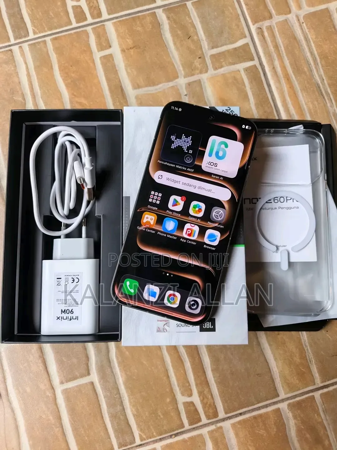 New Infinix Note 60 Pro 256 GB Gray