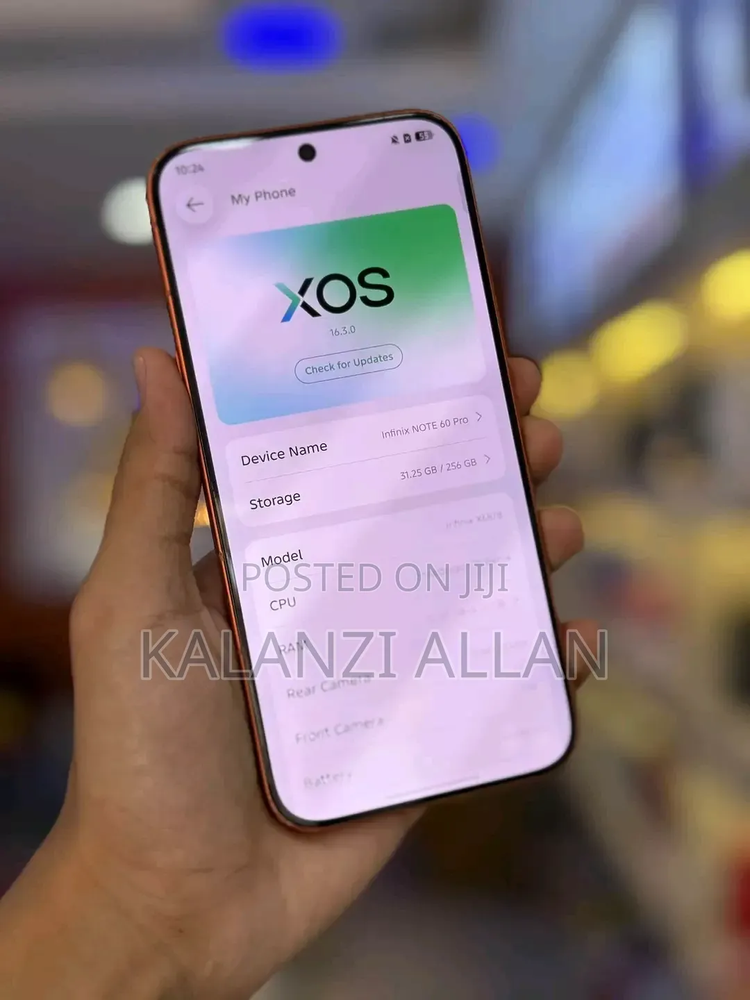 New Infinix Note 60 Pro 256 GB Gray