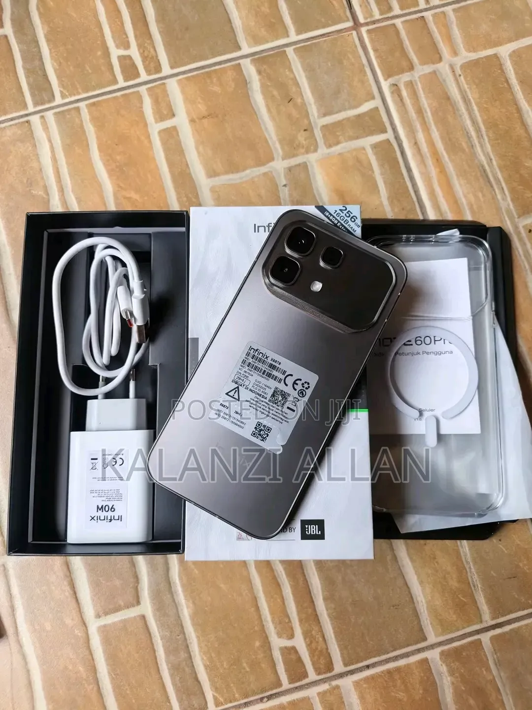 New Infinix Note 60 Pro 256 GB Gray
