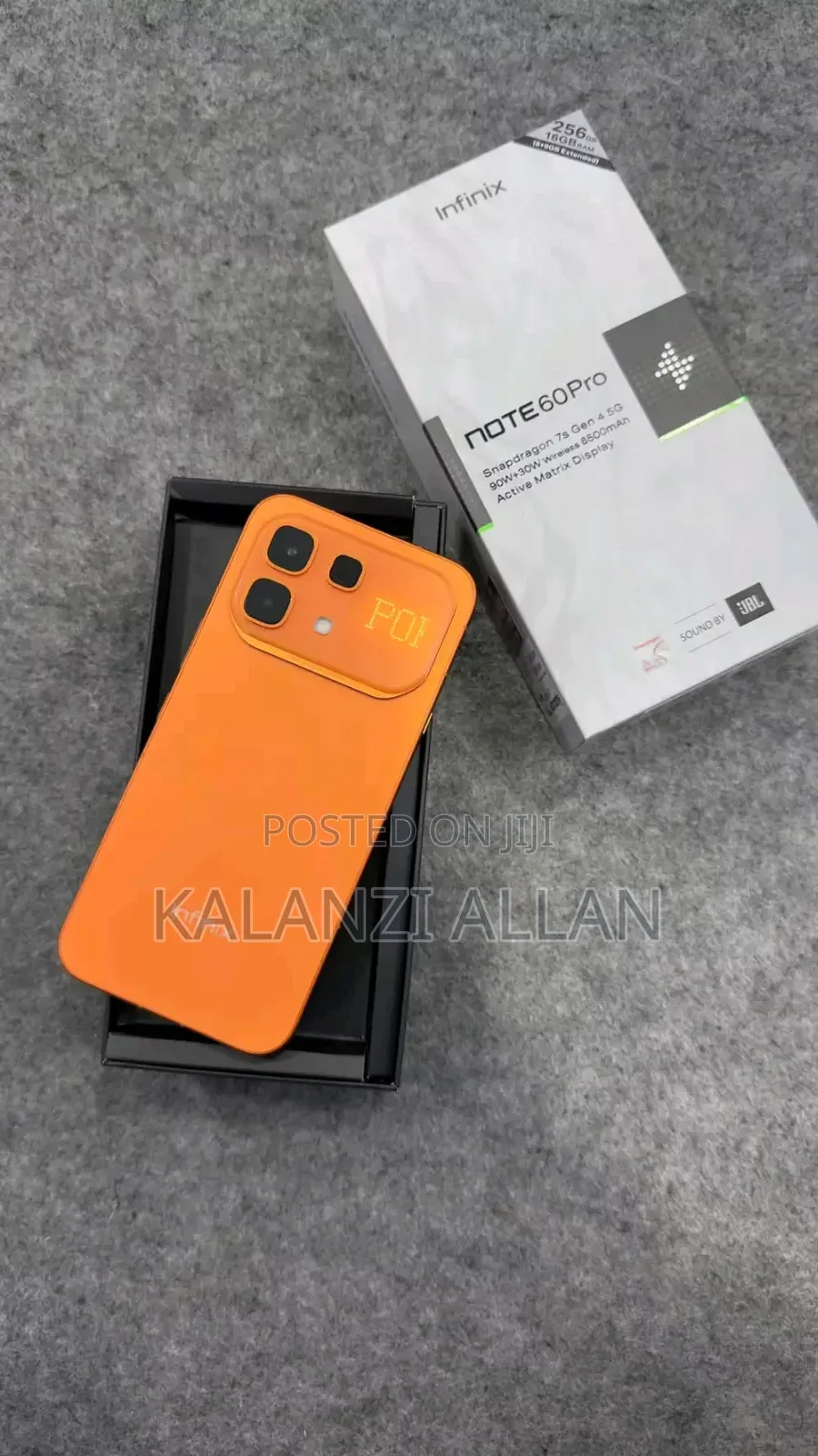 New Infinix Note 60 Pro 256 GB Orange