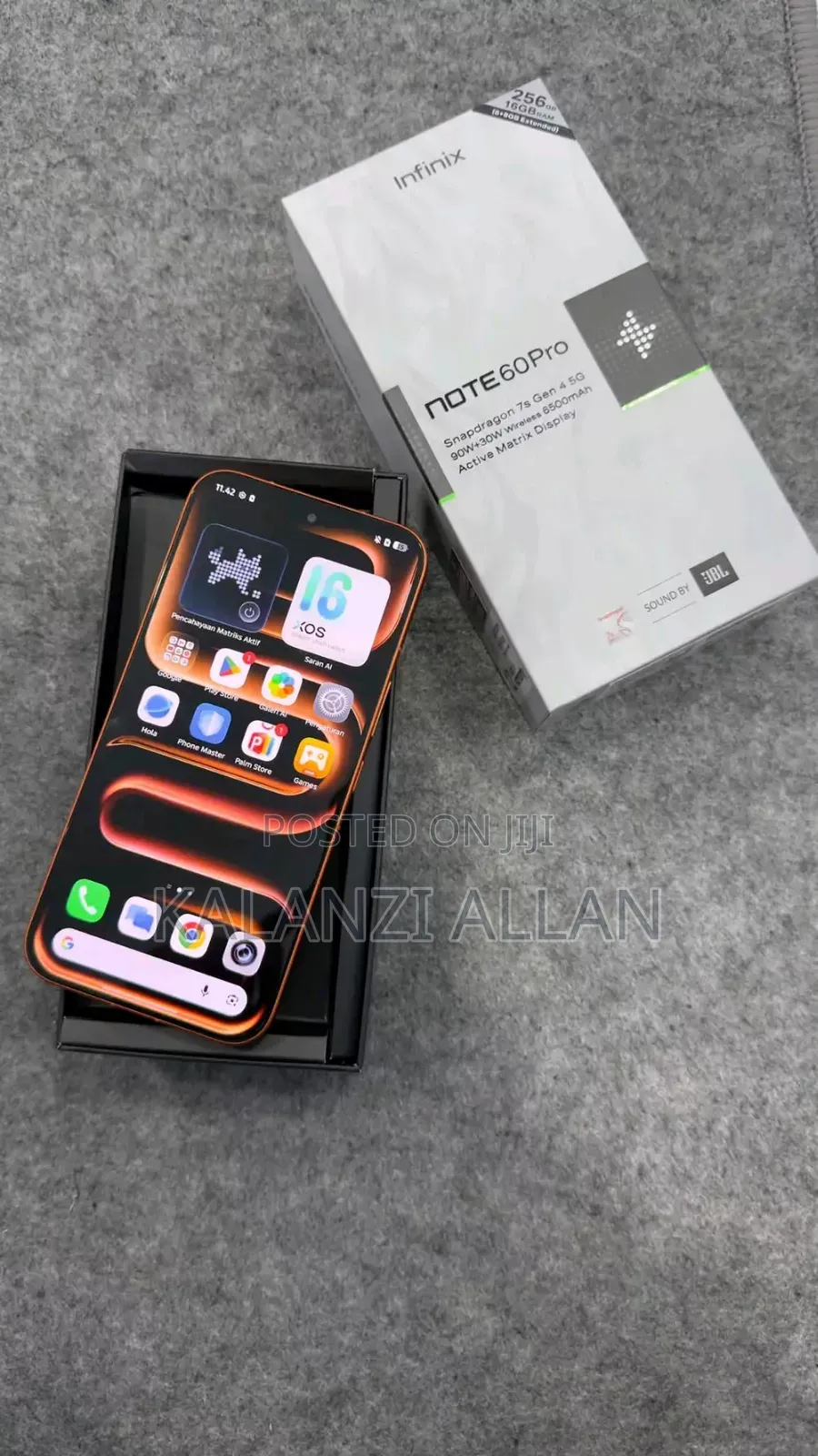New Infinix Note 60 Pro 256 GB Orange