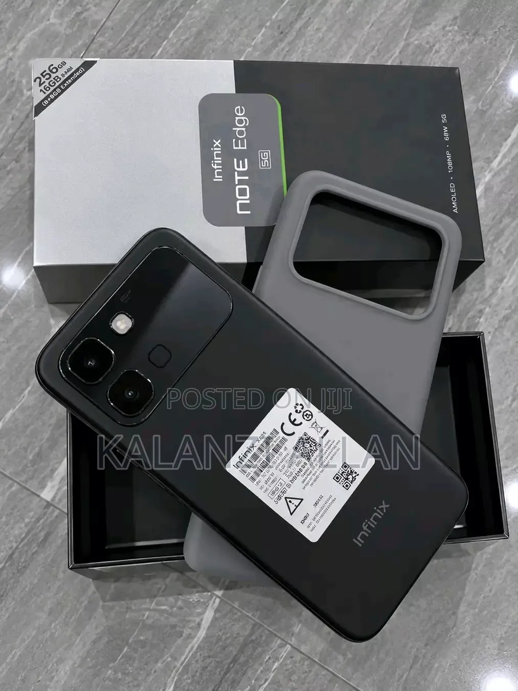 New Infinix Note Edge 256 GB Black