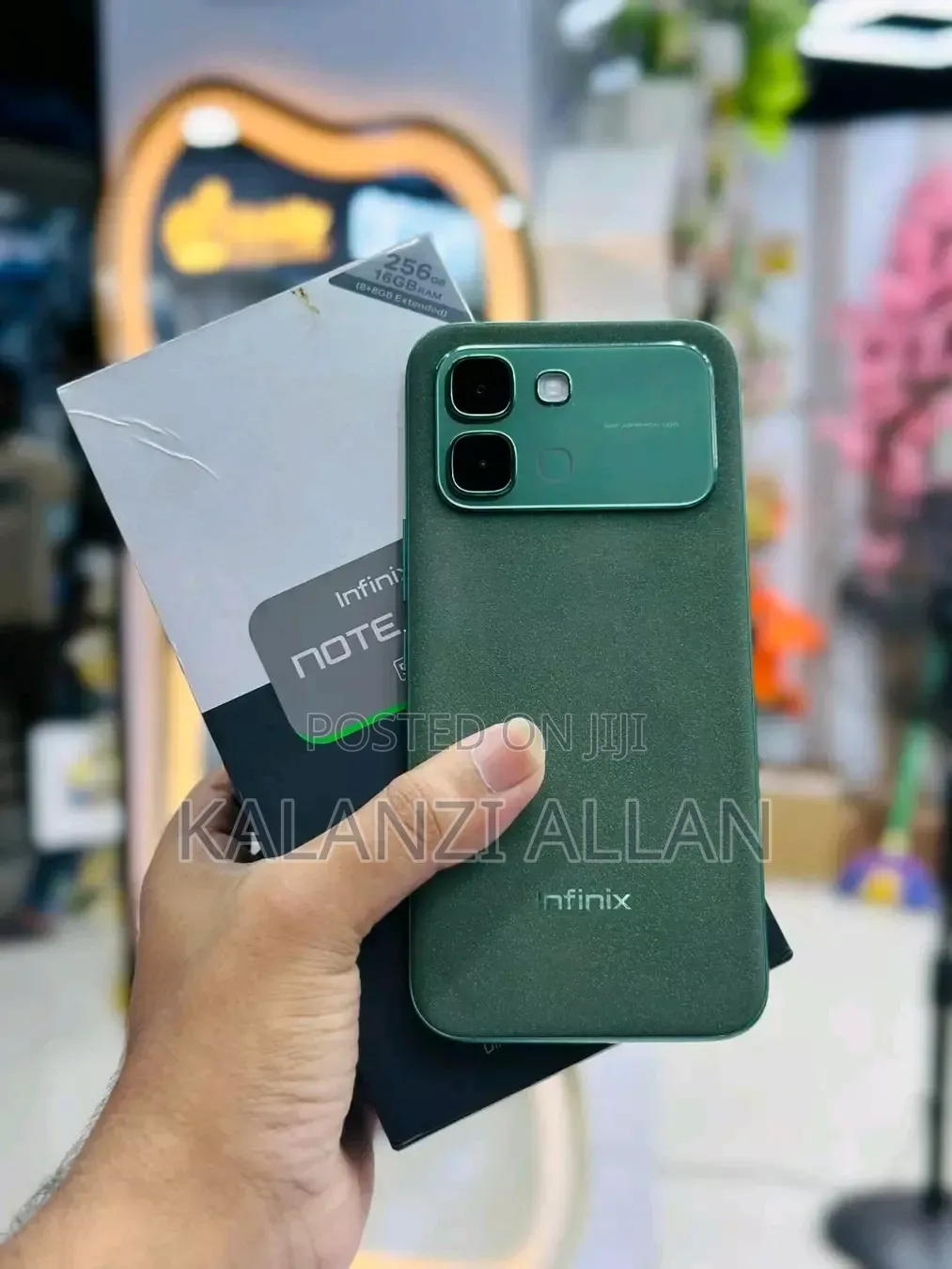 New Infinix Note Edge 256 GB Green