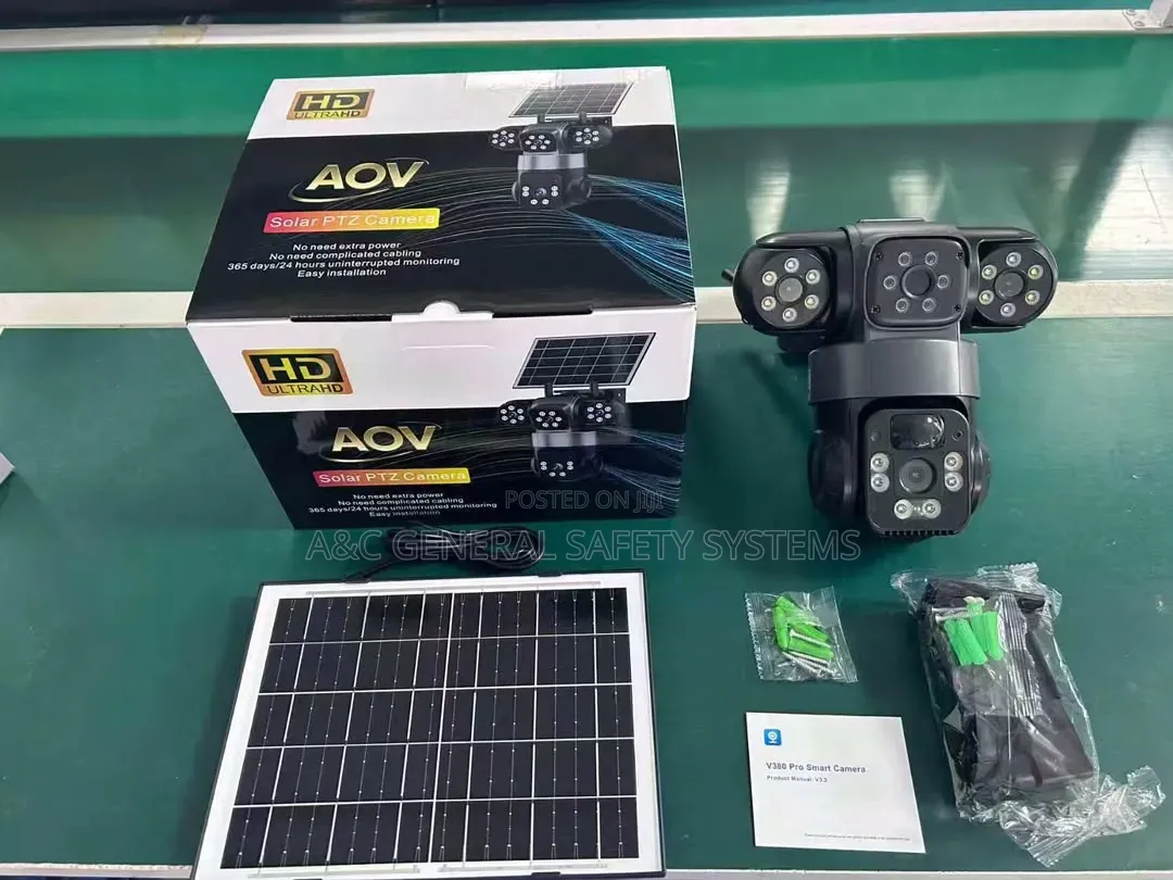 Solar Camera PTZ 4G Wifi Vantage Brilliant 4K Sharp Viewing Longrange