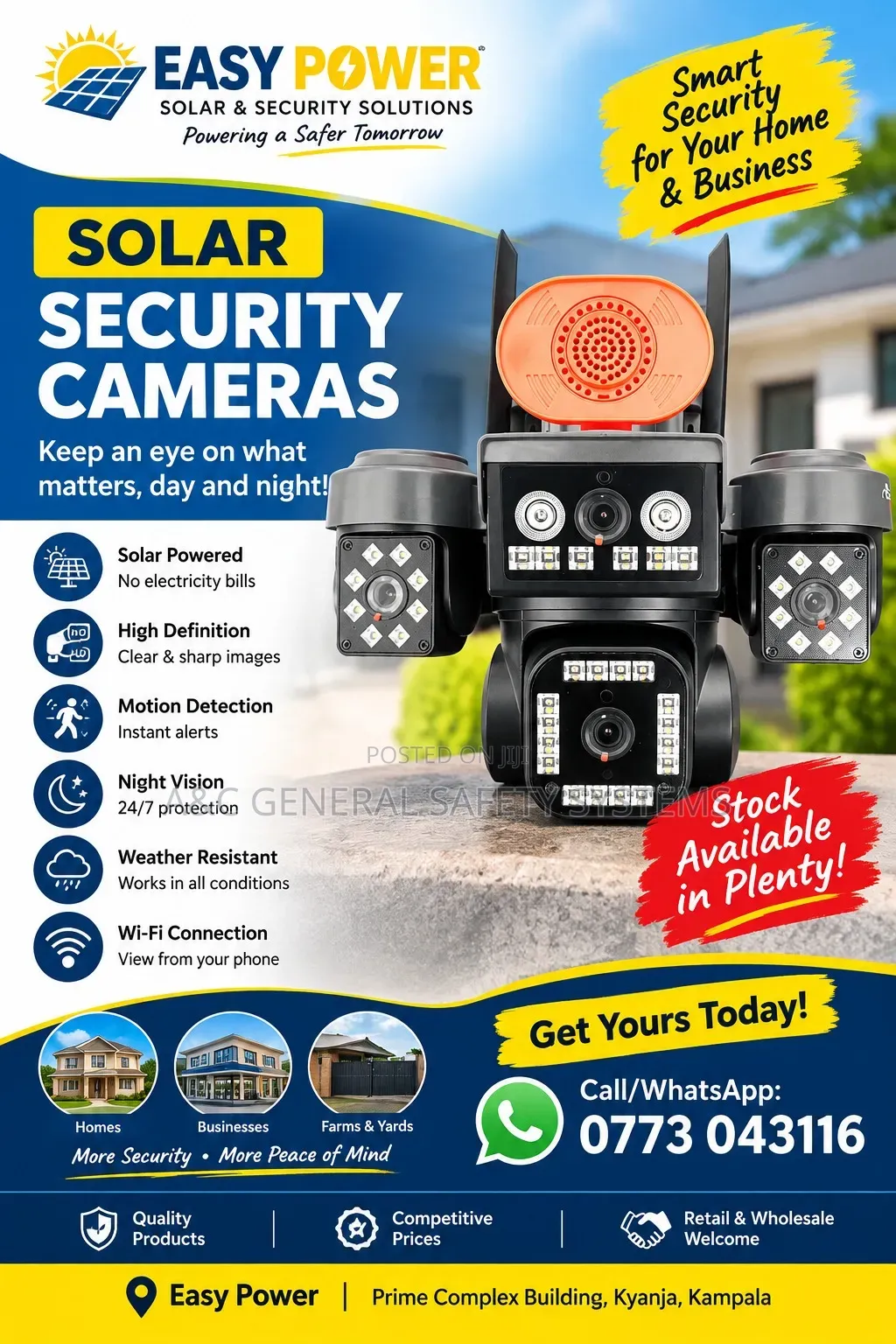 Solar Camera PTZ 4G Wifi Vantage Brilliant 4K Sharp Viewing Longrange