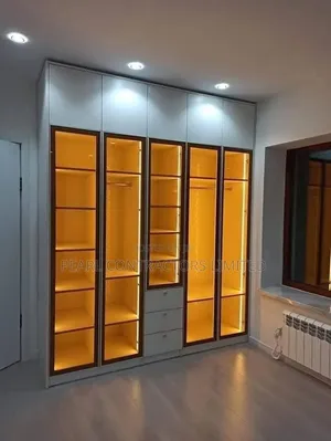 Wardrobes/Glassed Modern Smart Wardrobes 975,000/- Per Running Meter