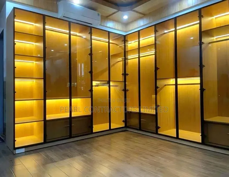Wardrobes/Glassed Modern Smart Wardrobes 975,000/- Per Running Meter