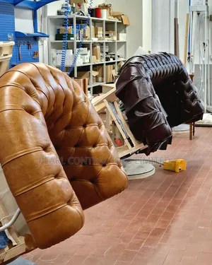 Sofas/a Pair of Chesterfield Single Sofa Sets