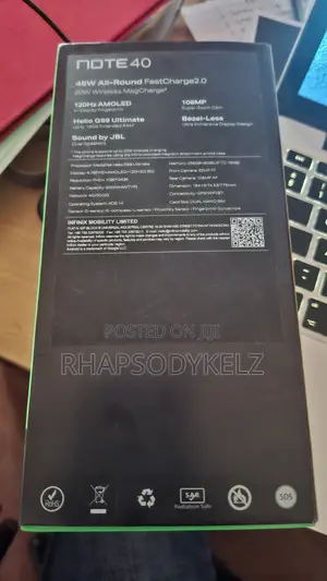 Infinix Note 40 256 GB Gold