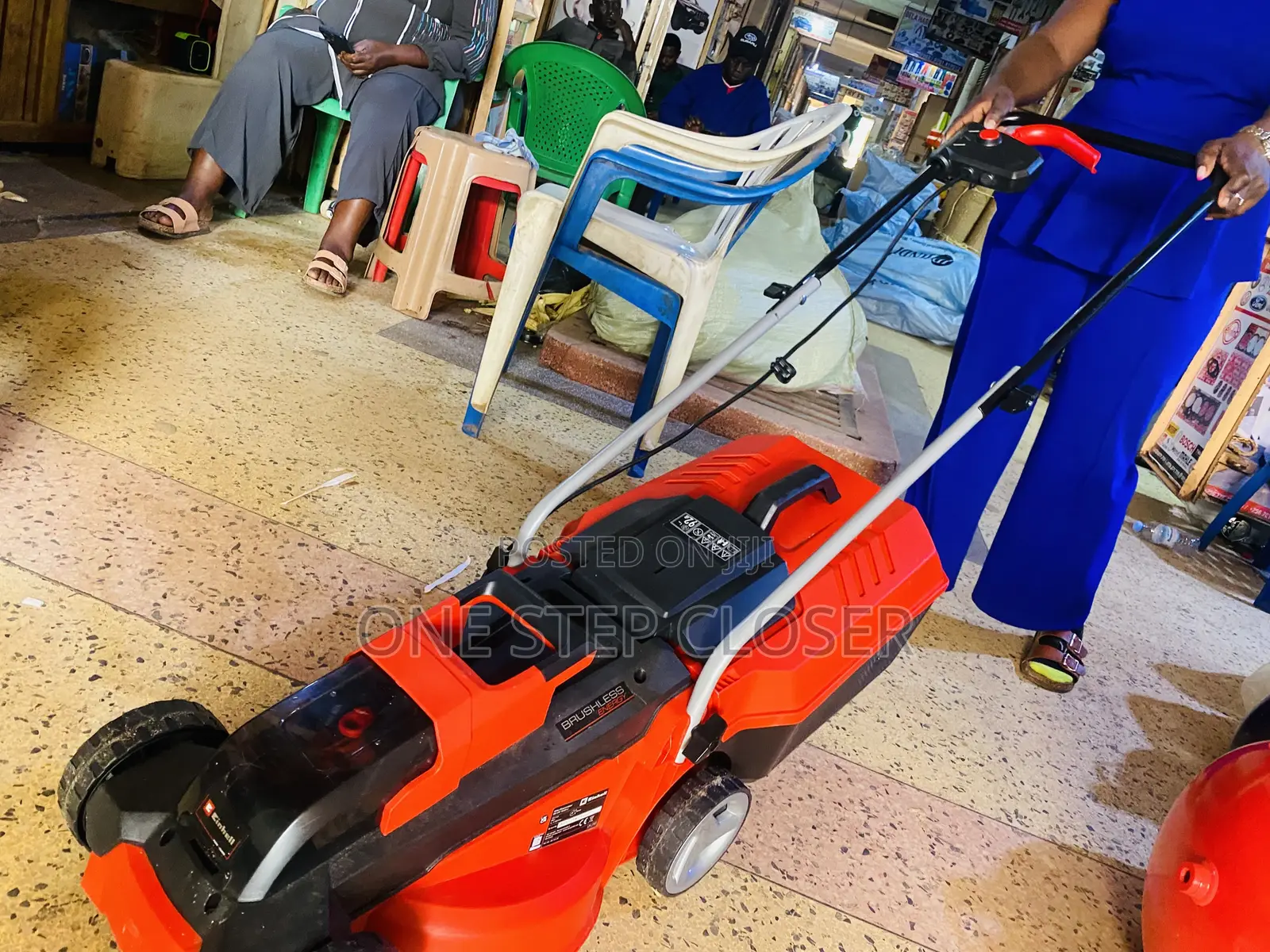 Cordless Electric Lawnmower UK Used