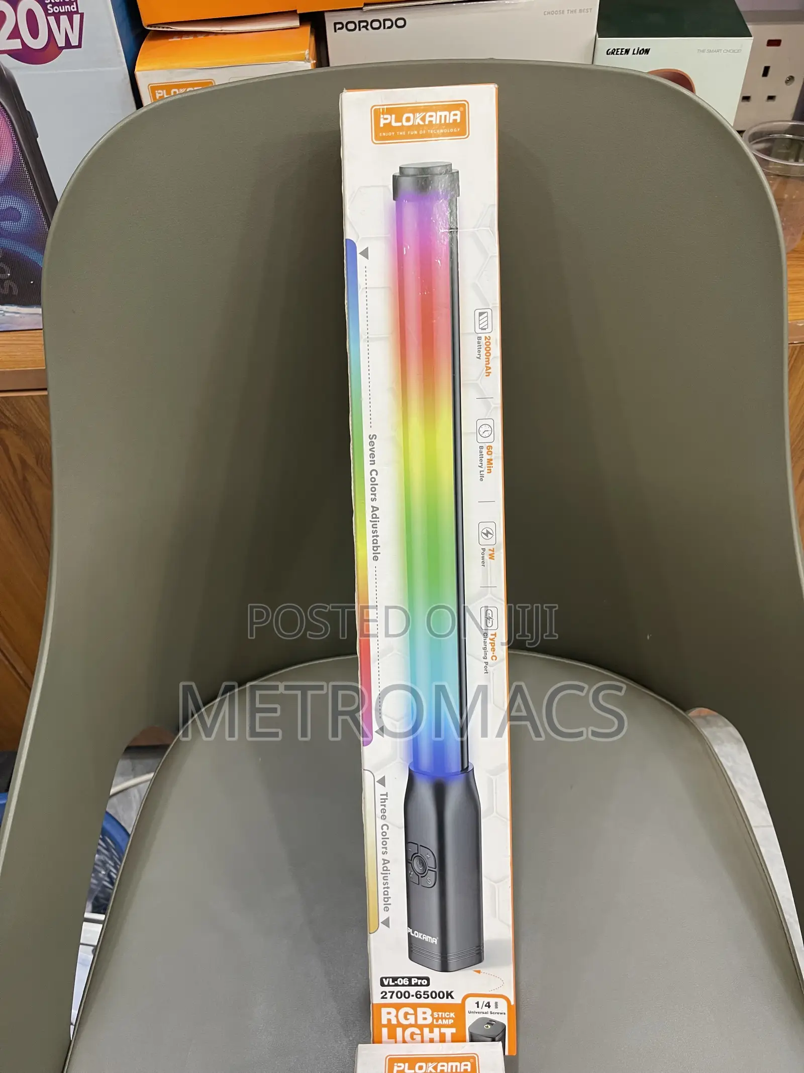 7W Plokama VL-06 Pro RGB Portable Stick Lamp