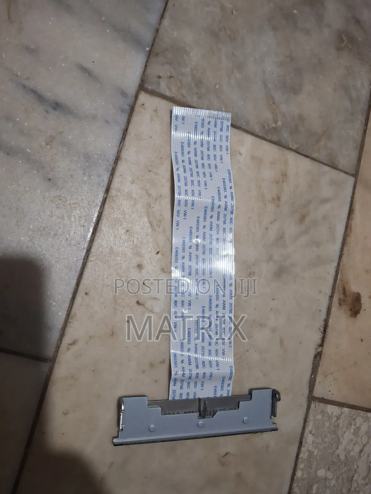 Thermal Printer Head Assembly With a Flexible Ribbon/Flat Cable
