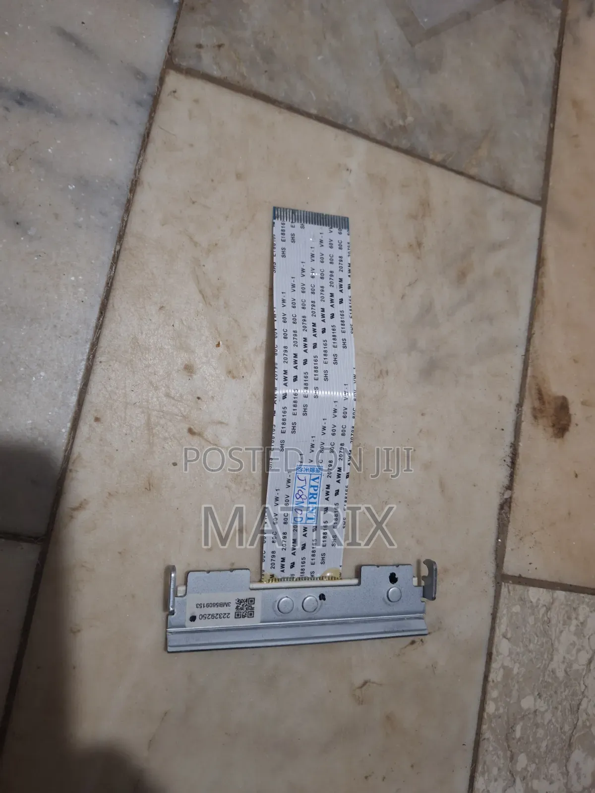Thermal Printer Head Assembly With a Flexible Ribbon/Flat Cable