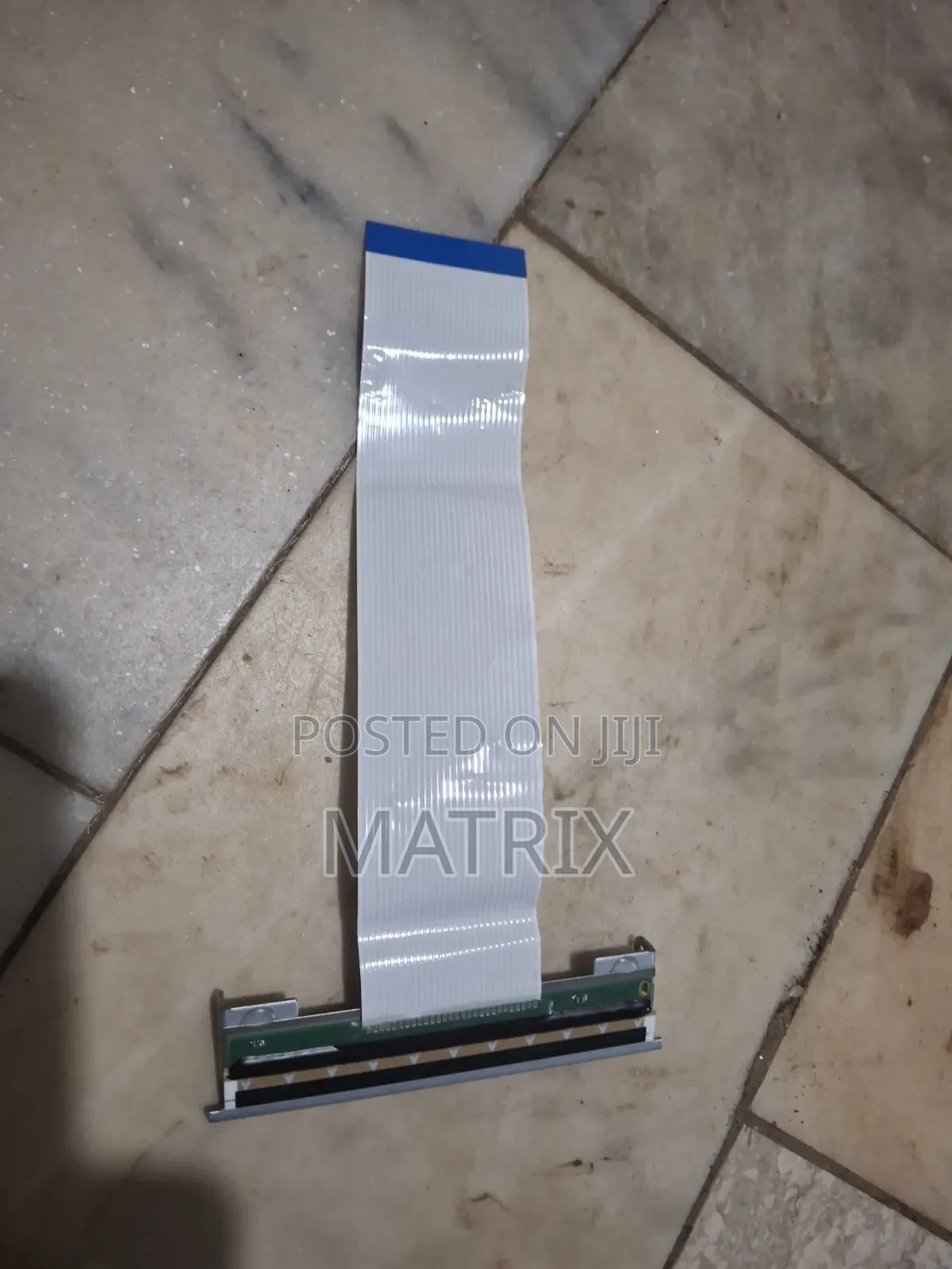 Thermal Printer Head Assembly With a Flexible Ribbon/Flat Cable