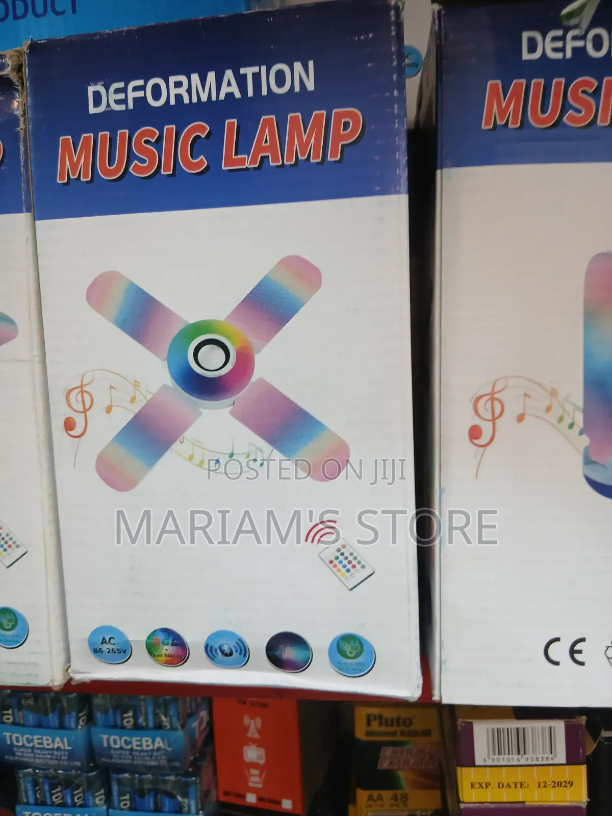LED Color-Changing Music Lamp