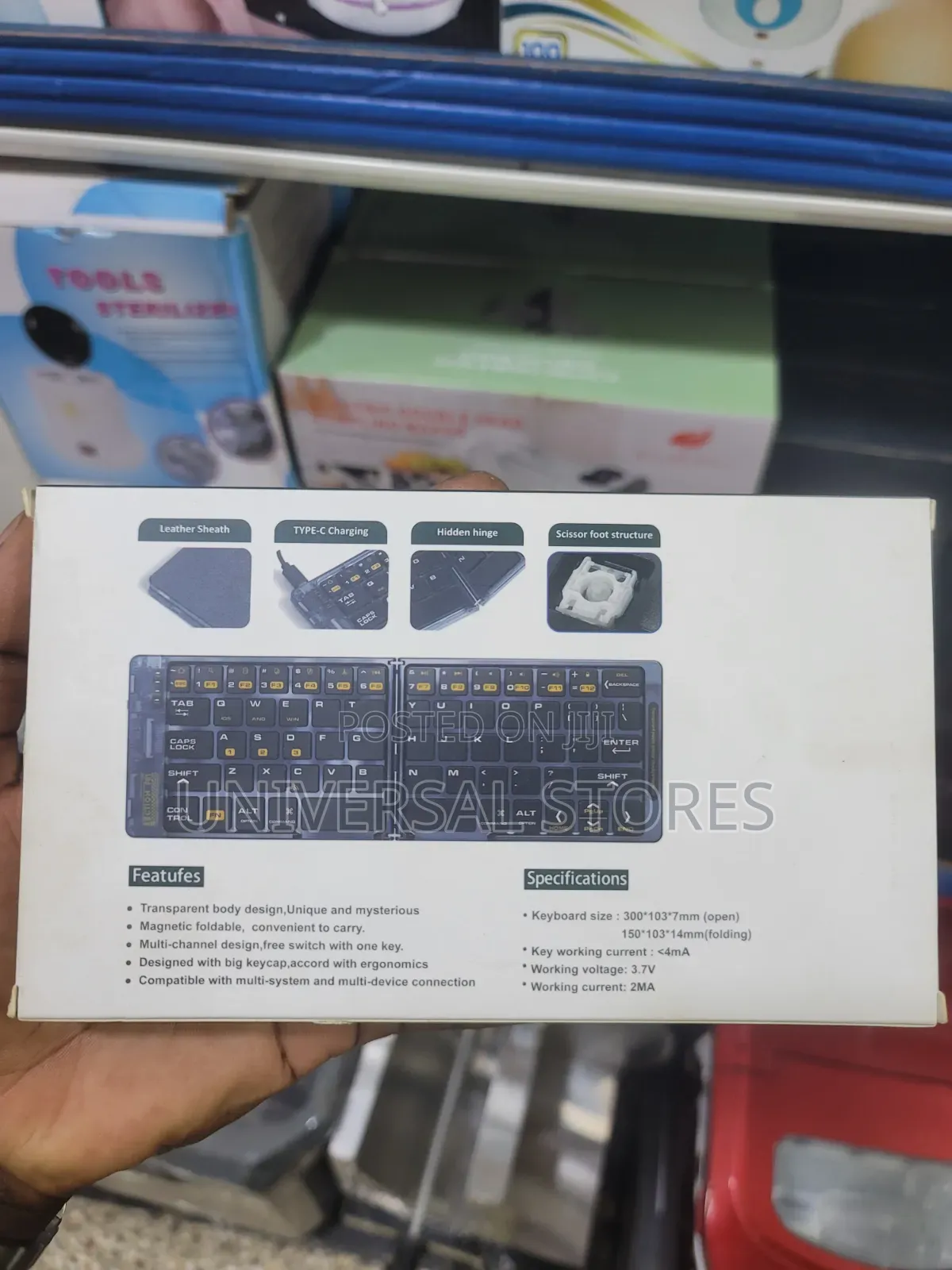 Ultra-Thin Folding Wireless Keyboard