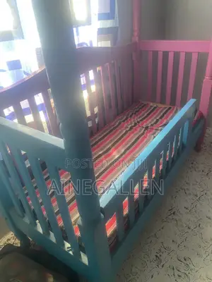 Kids Bed Pink and Blue in Colour