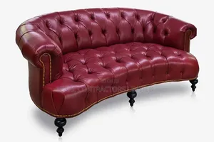 Sofas/Alexandria 2 Seater Chesterfield Leather Sofa Couch 1,500,000/-