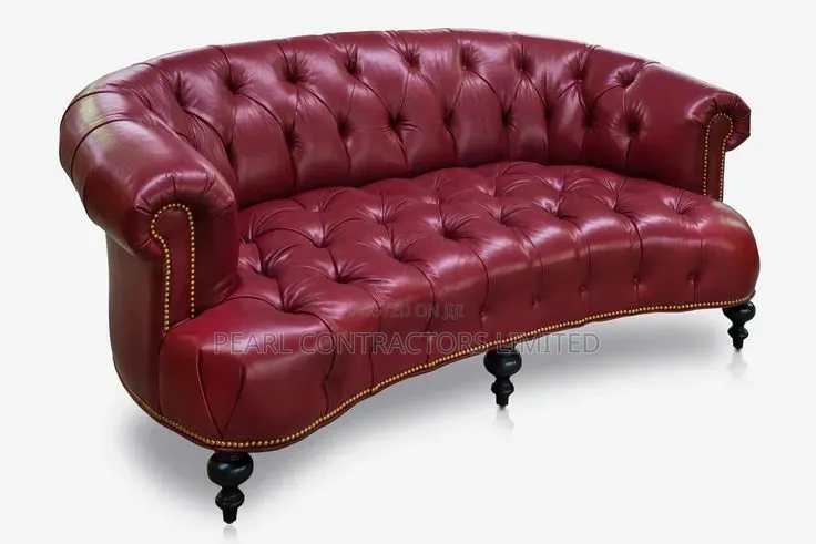 Sofas/Alexandria 2 Seater Chesterfield Leather Sofa Couch 1,500,000/-