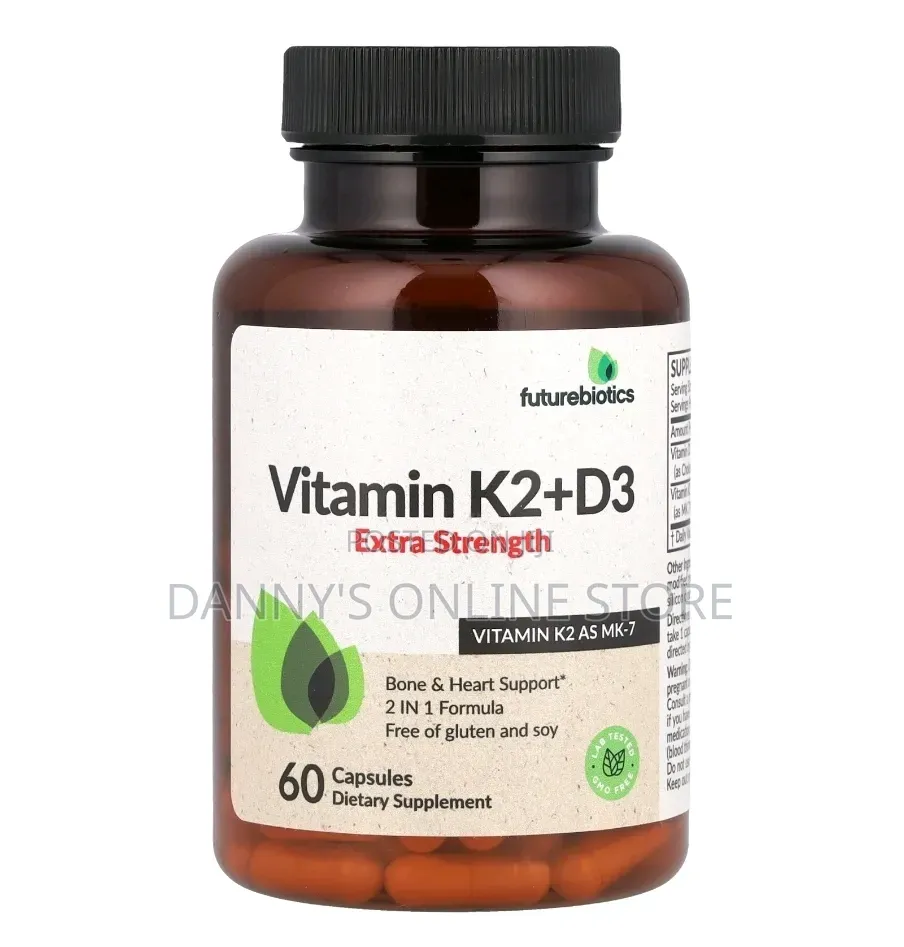 Vitamin D3 + K2, D3 - 10,000 Iu, 60 Capsules