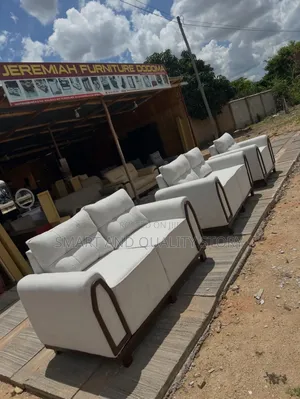Sofa Sets 6 Seaters White Color 01