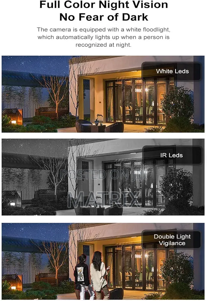Solar Street Light Camera Outdoor, 12mp Dual Lens PTZ