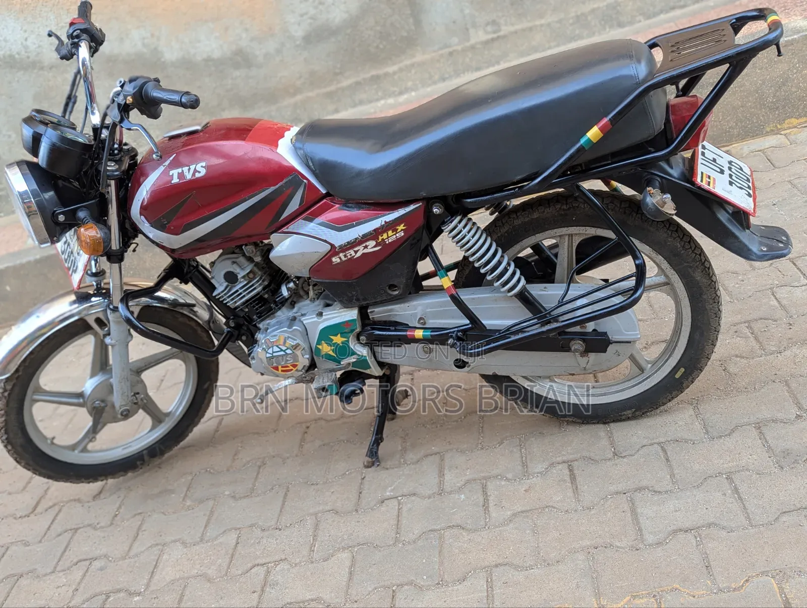 TVS HLX 125 2022 Red