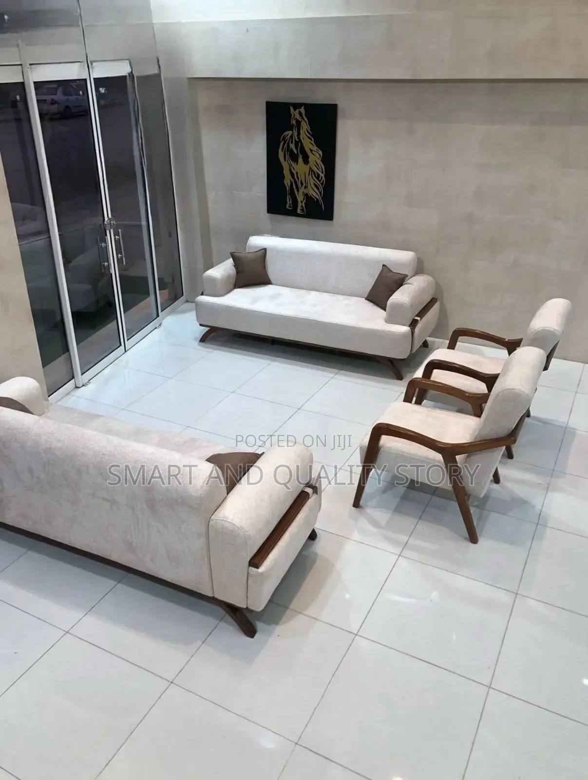 2-2-1 Seaters White Sofa Sets