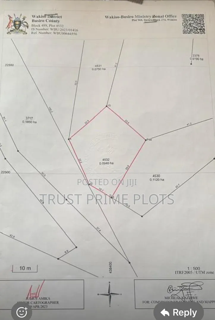 18 Decimals Plot in Nakawuka Jjungo - 500M Off Main Road - 42M