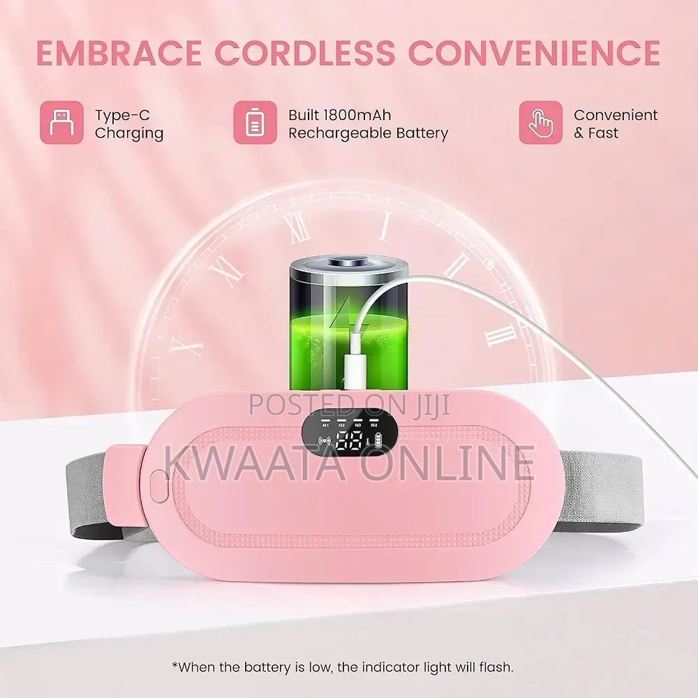 Heating Pad for Menstrual Cramps Rechargeable Period Pain Relief Belt