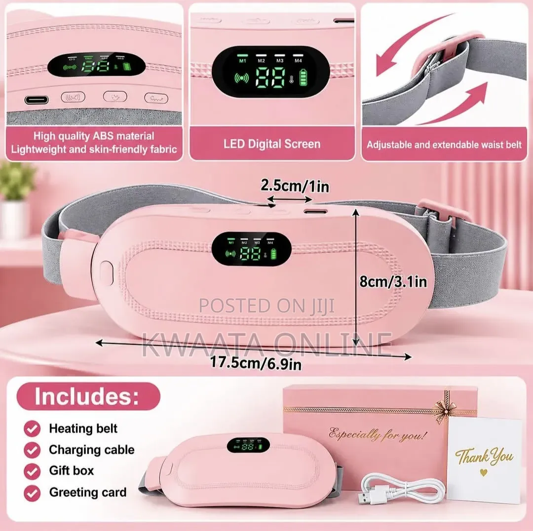 Heating Pad for Menstrual Cramps Rechargeable Period Pain Relief Belt