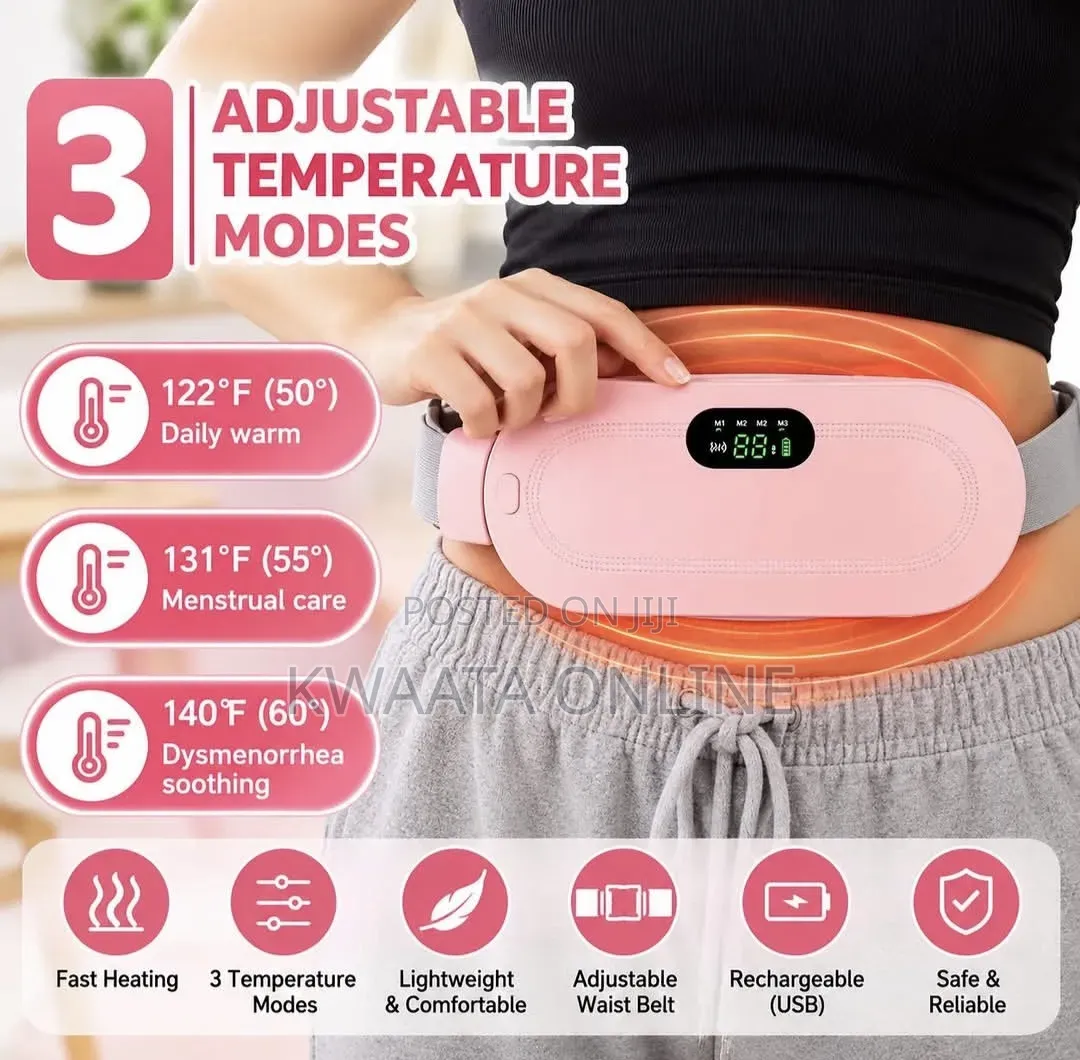 Heating Pad for Menstrual Cramps Rechargeable Period Pain Relief Belt