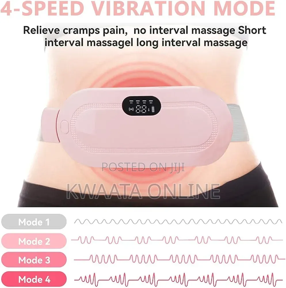 Heating Pad for Menstrual Cramps Rechargeable Period Pain Relief Belt
